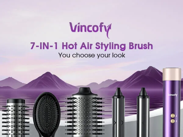 Top 10 Under-the-Radar Tech Gadgets on Amazon 7 Vincofy 7-in-1 Hair Dryer Brush Specifications | Point of Review